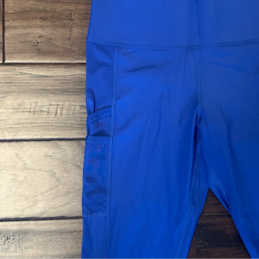 2/40 KNIX Royal Blue Cropped Leggings with Pocket - Women’s Medium - Picture 3 of 8